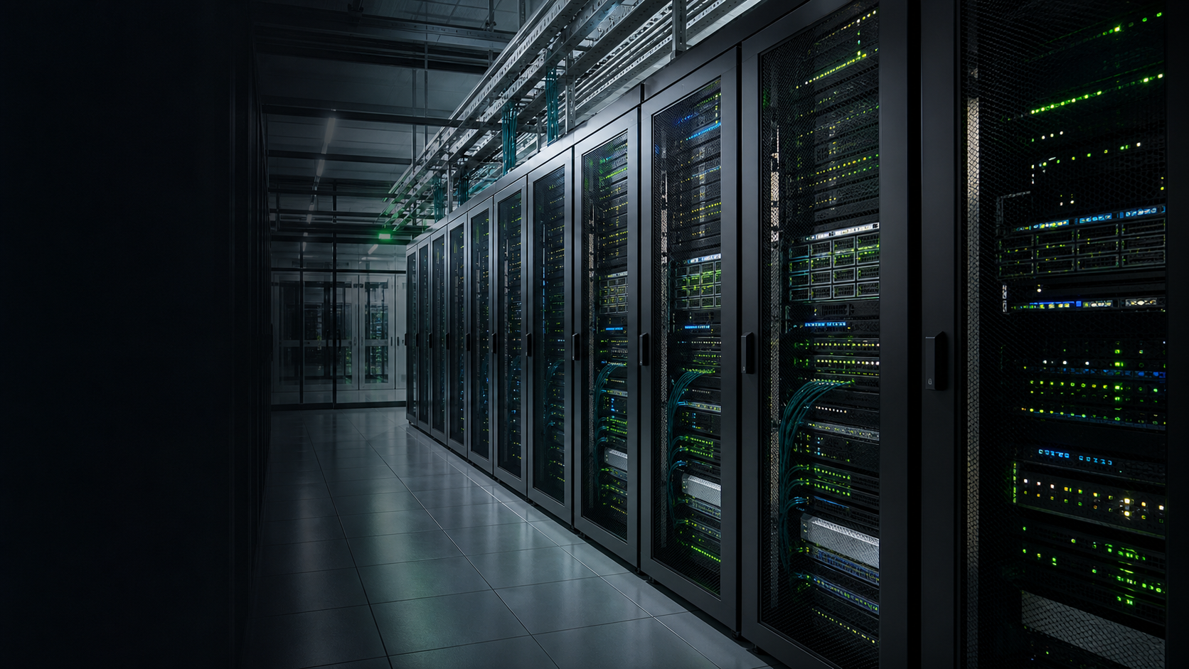 Visualized server room infrastructure